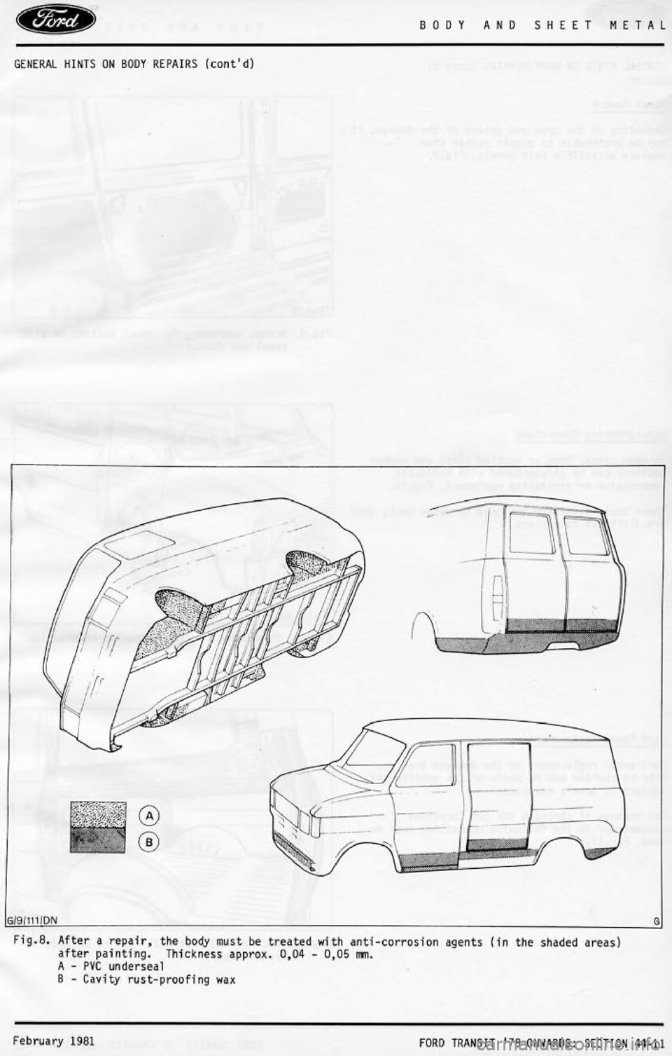 FORD TRANSIT 1978  Service Repair Manual 