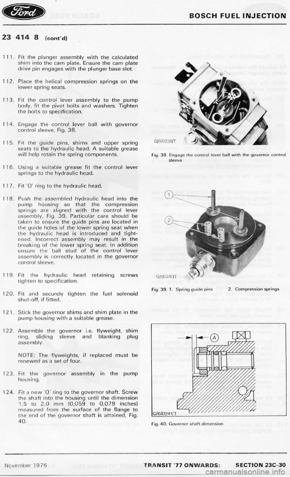 FORD TRANSIT 1978  Service Repair Manual 