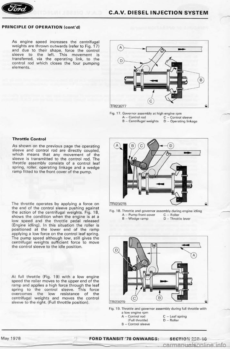 FORD TRANSIT 1978  Service Repair Manual 