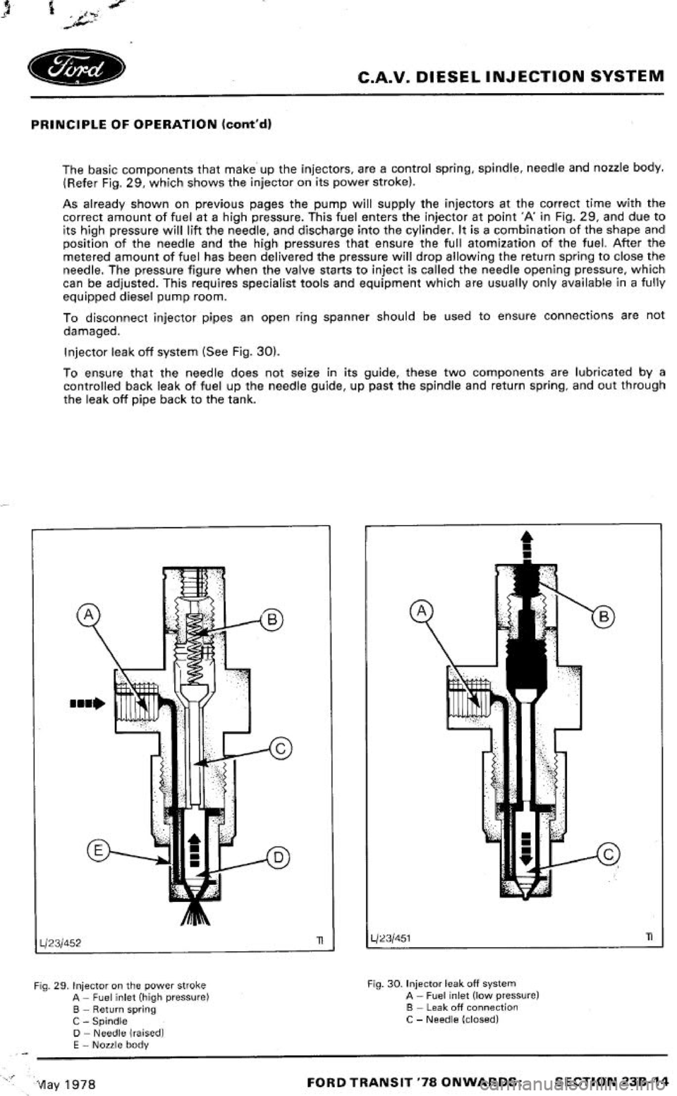 FORD TRANSIT 1978  Service Repair Manual 