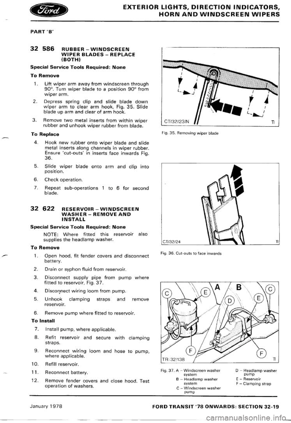 FORD TRANSIT 1978  Service Repair Manual 