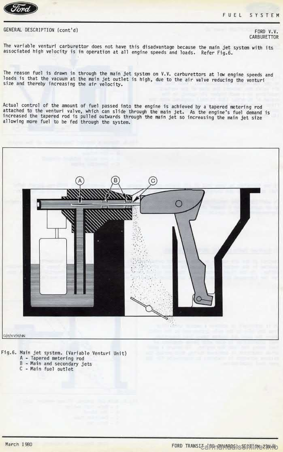 FORD TRANSIT 1978  Service Repair Manual 