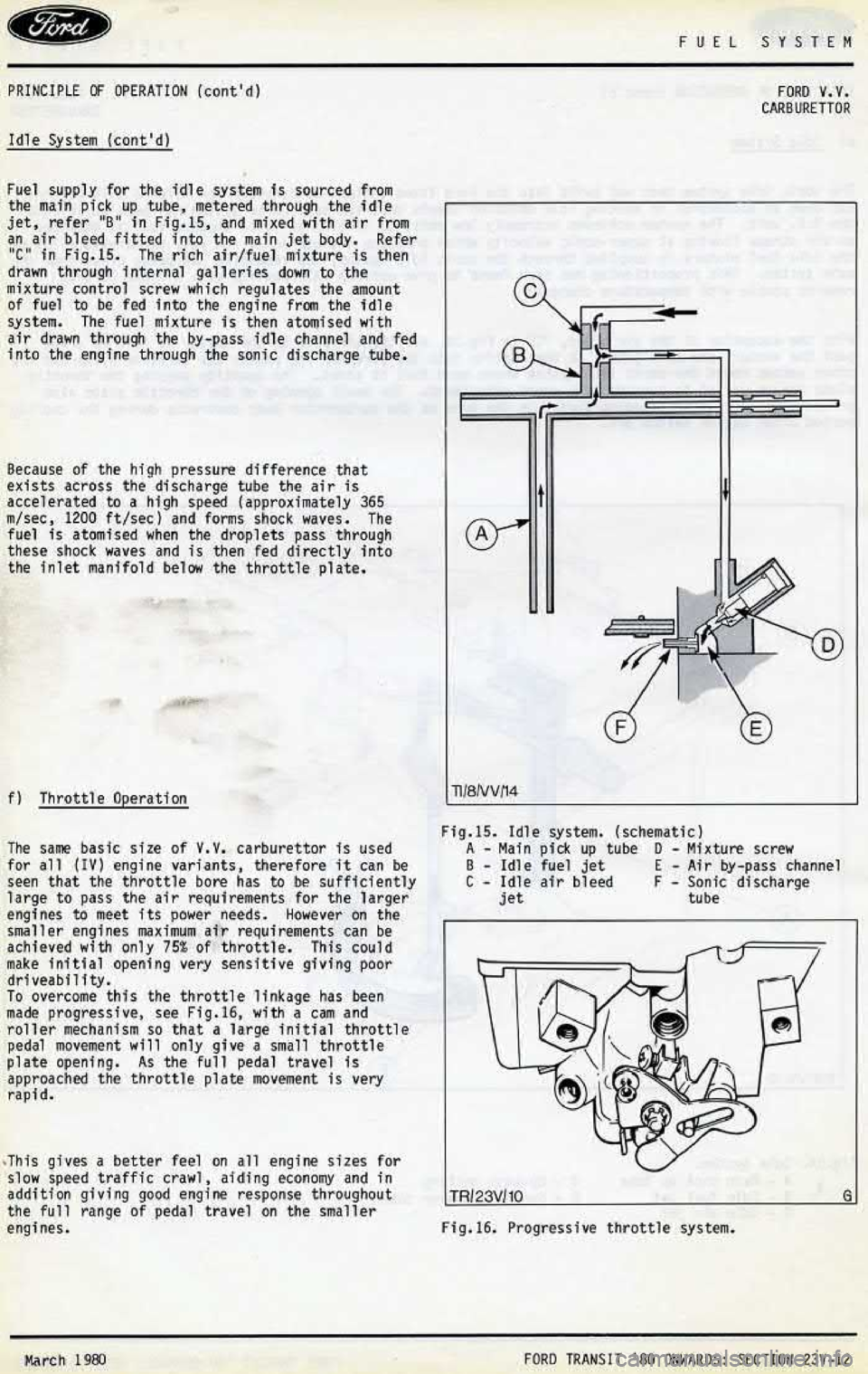 FORD TRANSIT 1978  Service Repair Manual 