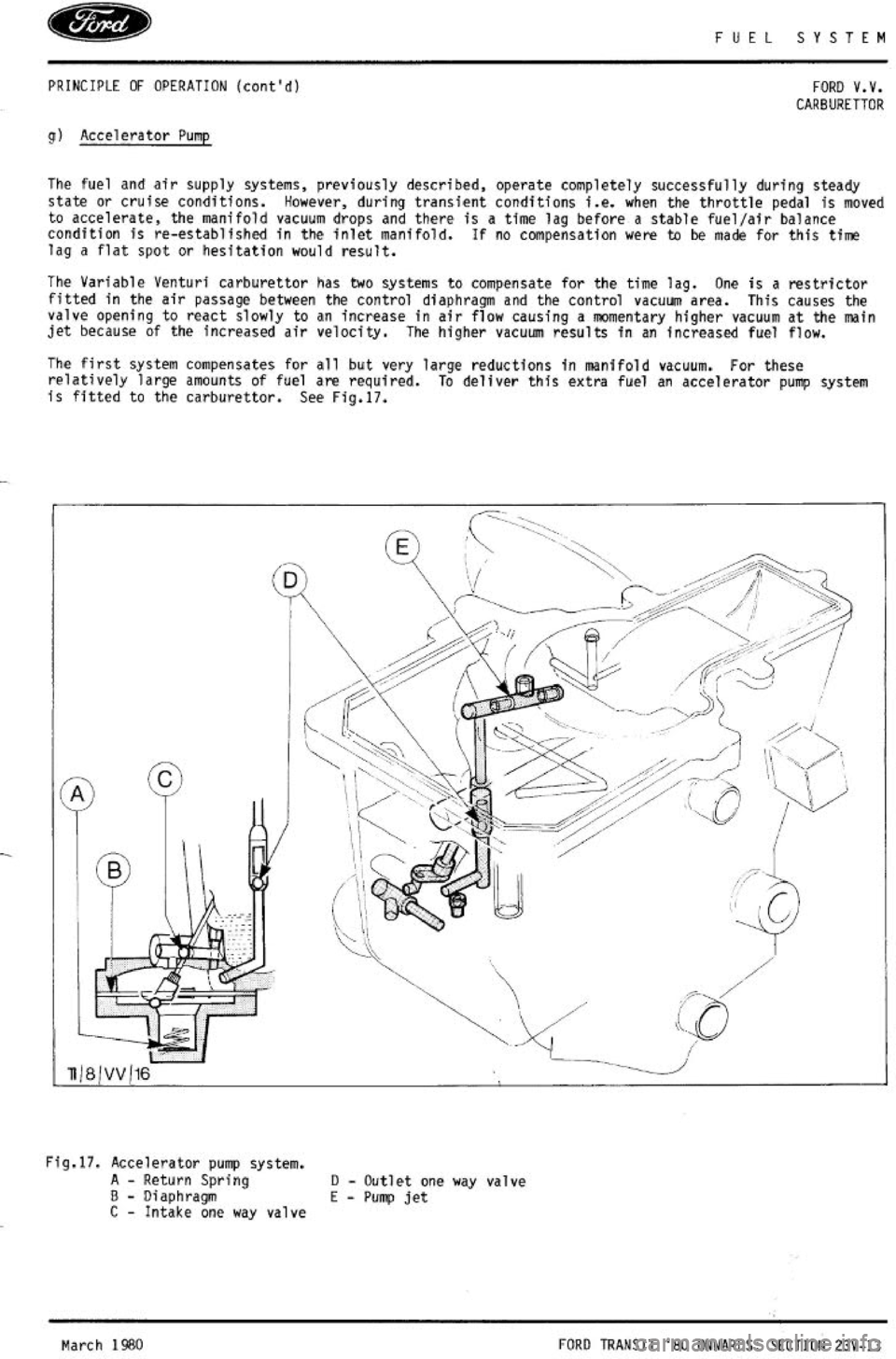 FORD TRANSIT 1978  Service Repair Manual 
