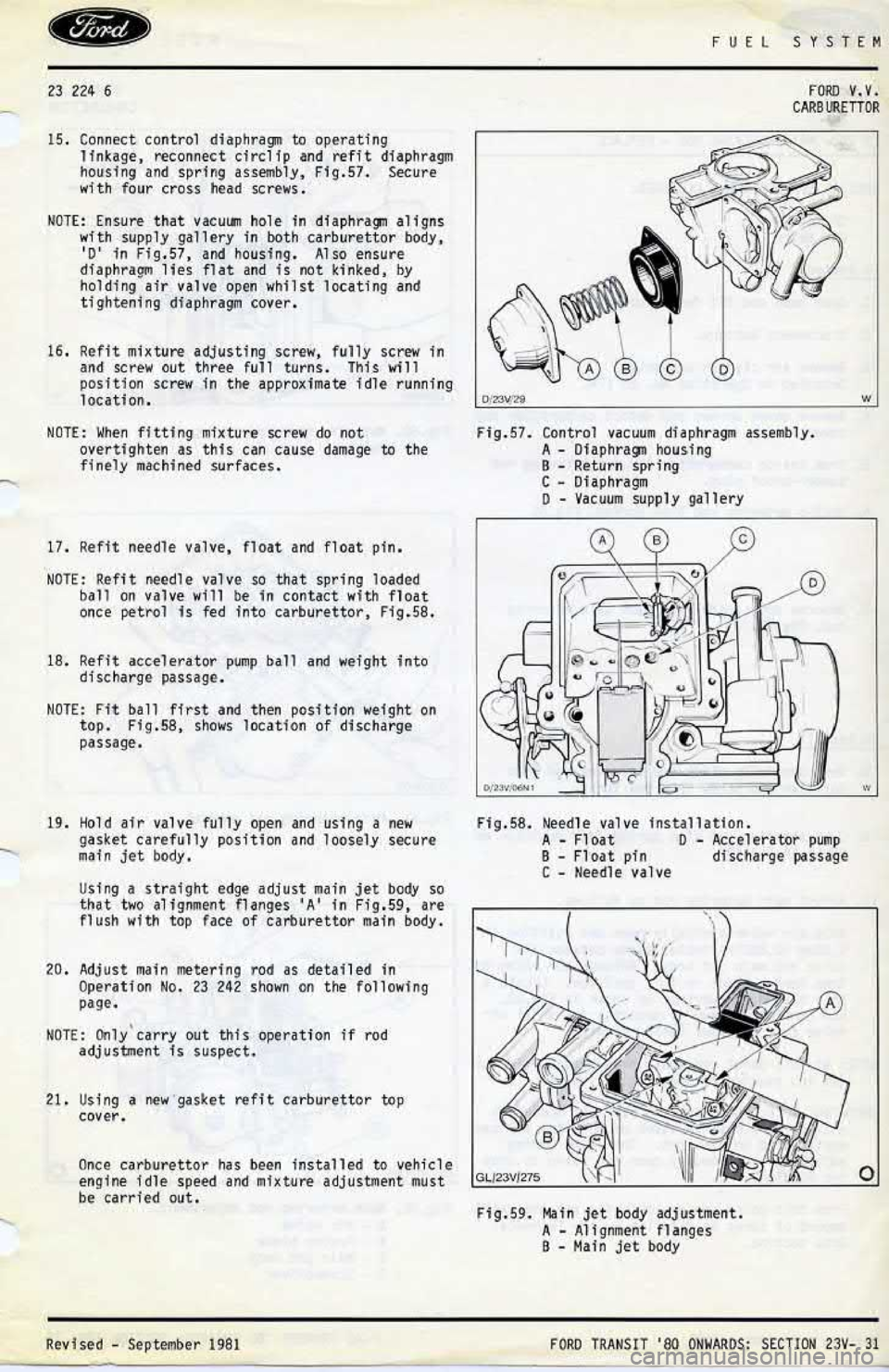 FORD TRANSIT 1978  Service Repair Manual 