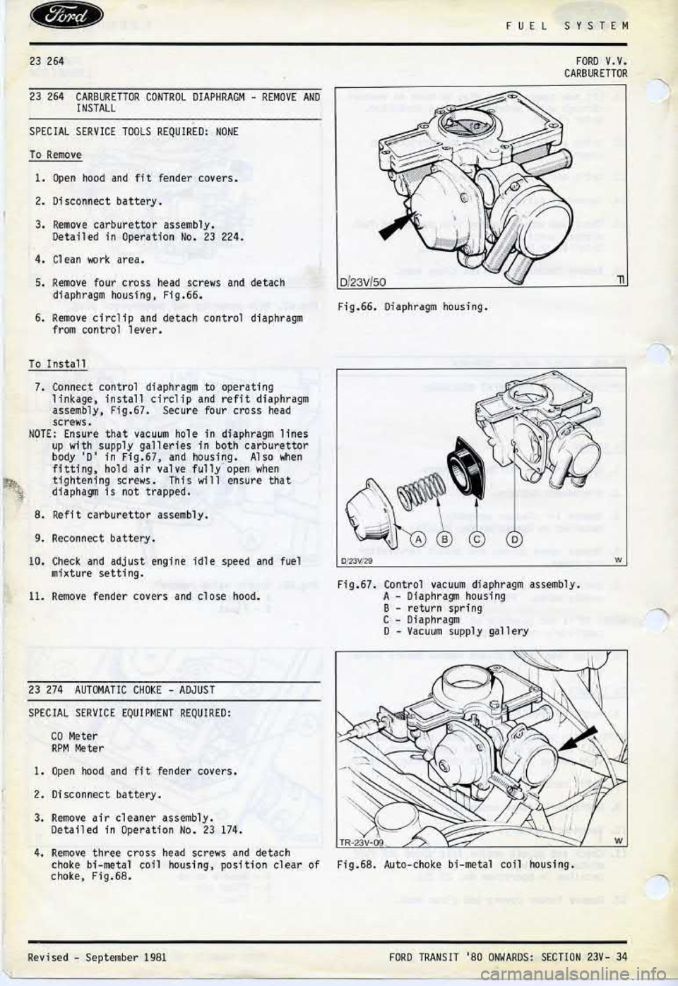 FORD TRANSIT 1978  Service Repair Manual 