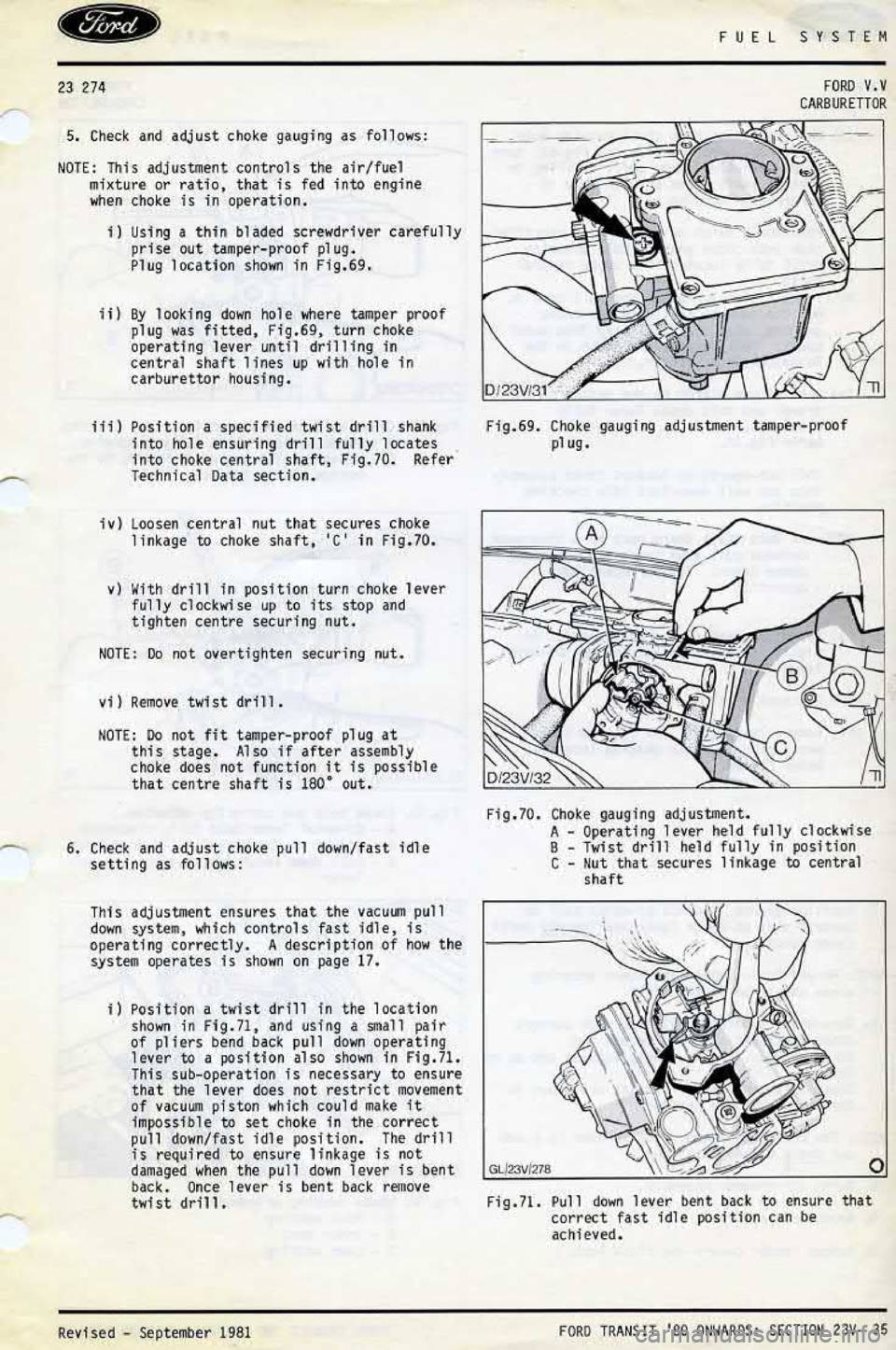FORD TRANSIT 1978  Service Repair Manual 