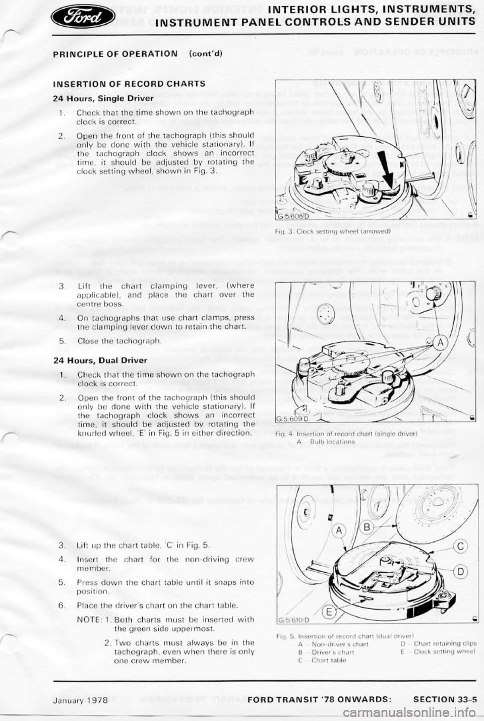 FORD TRANSIT 1978  Service Repair Manual 
