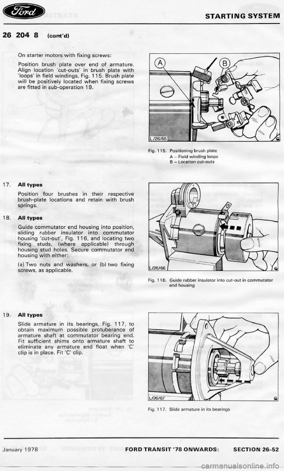 FORD TRANSIT 1978  Service Repair Manual 