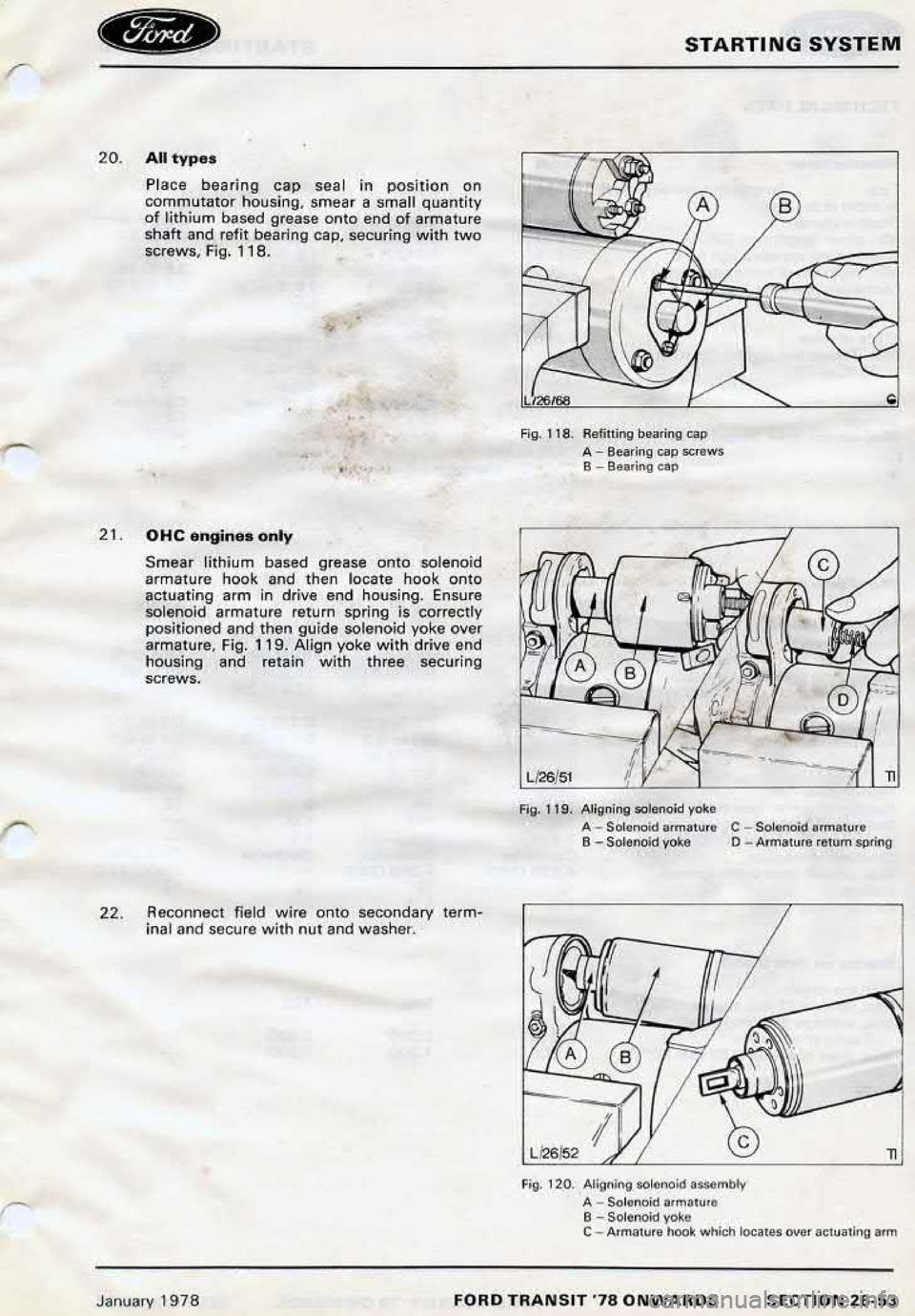 FORD TRANSIT 1978  Service Repair Manual 