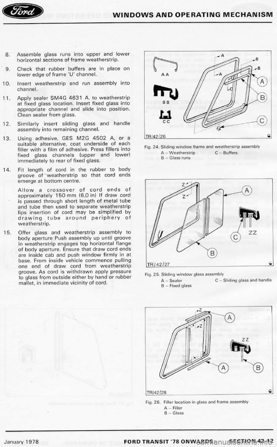 FORD TRANSIT 1978  Service Repair Manual 