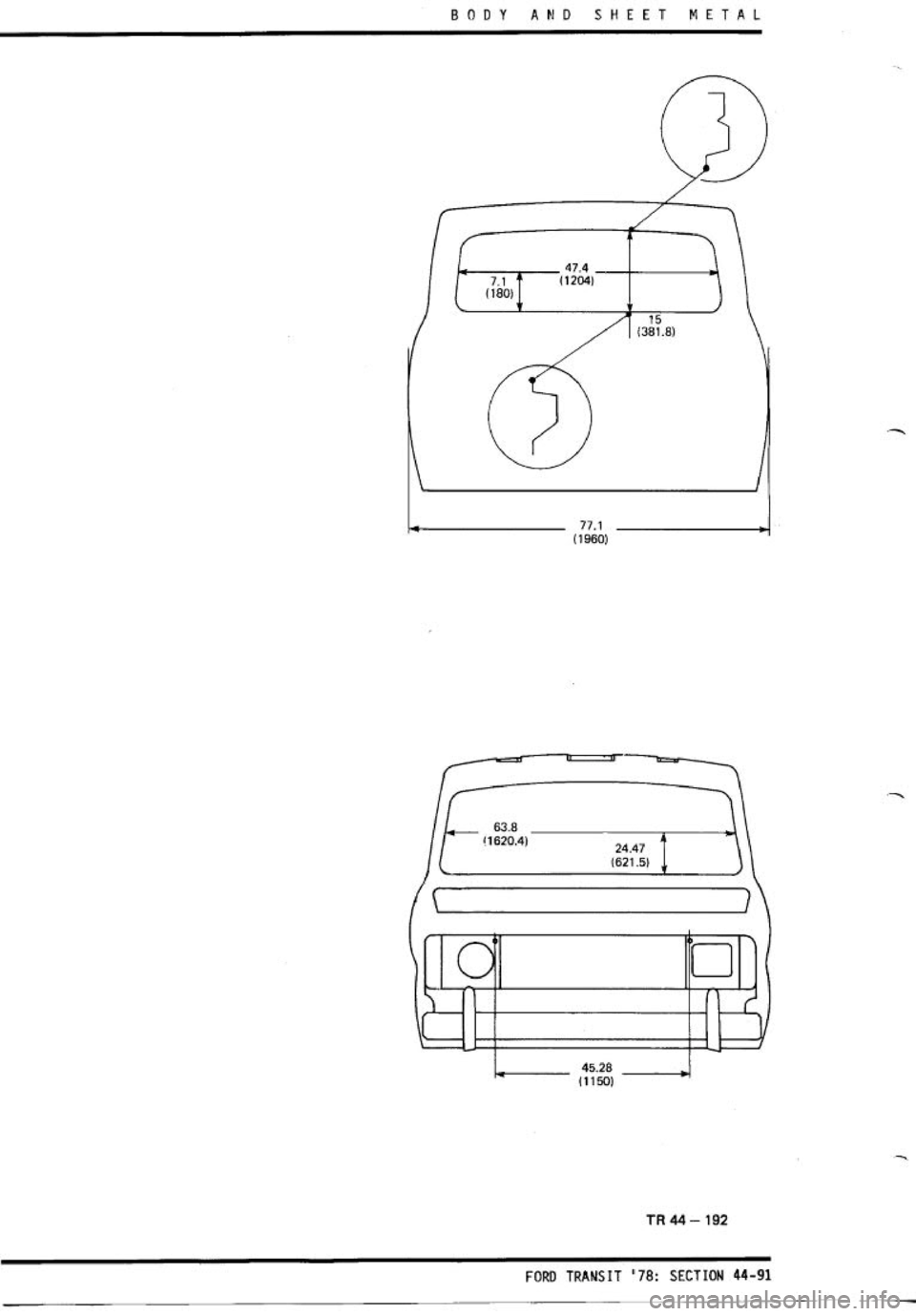 FORD TRANSIT 1978  Service Repair Manual 