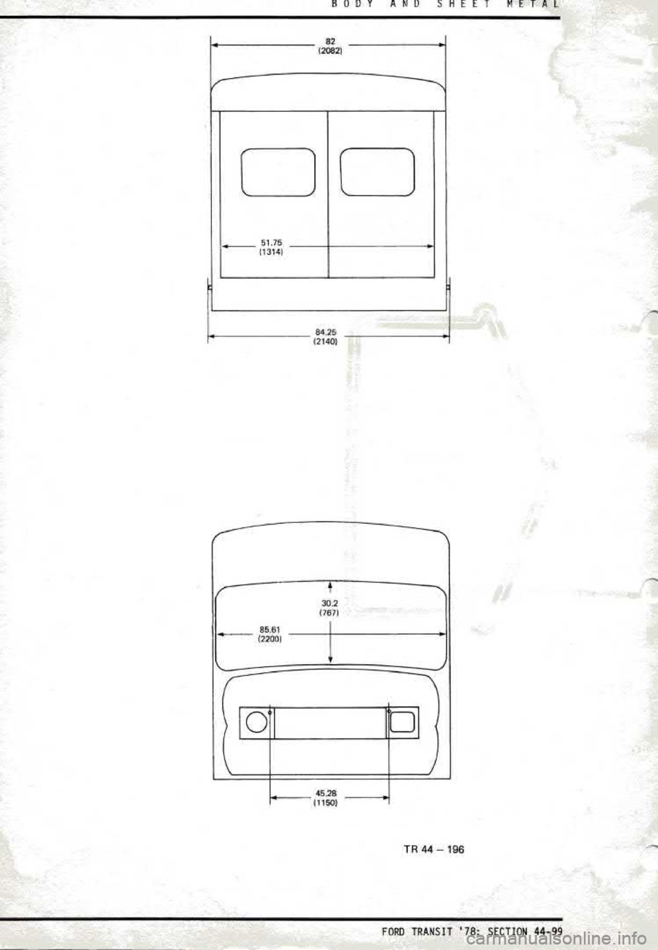 FORD TRANSIT 1978  Service Repair Manual 