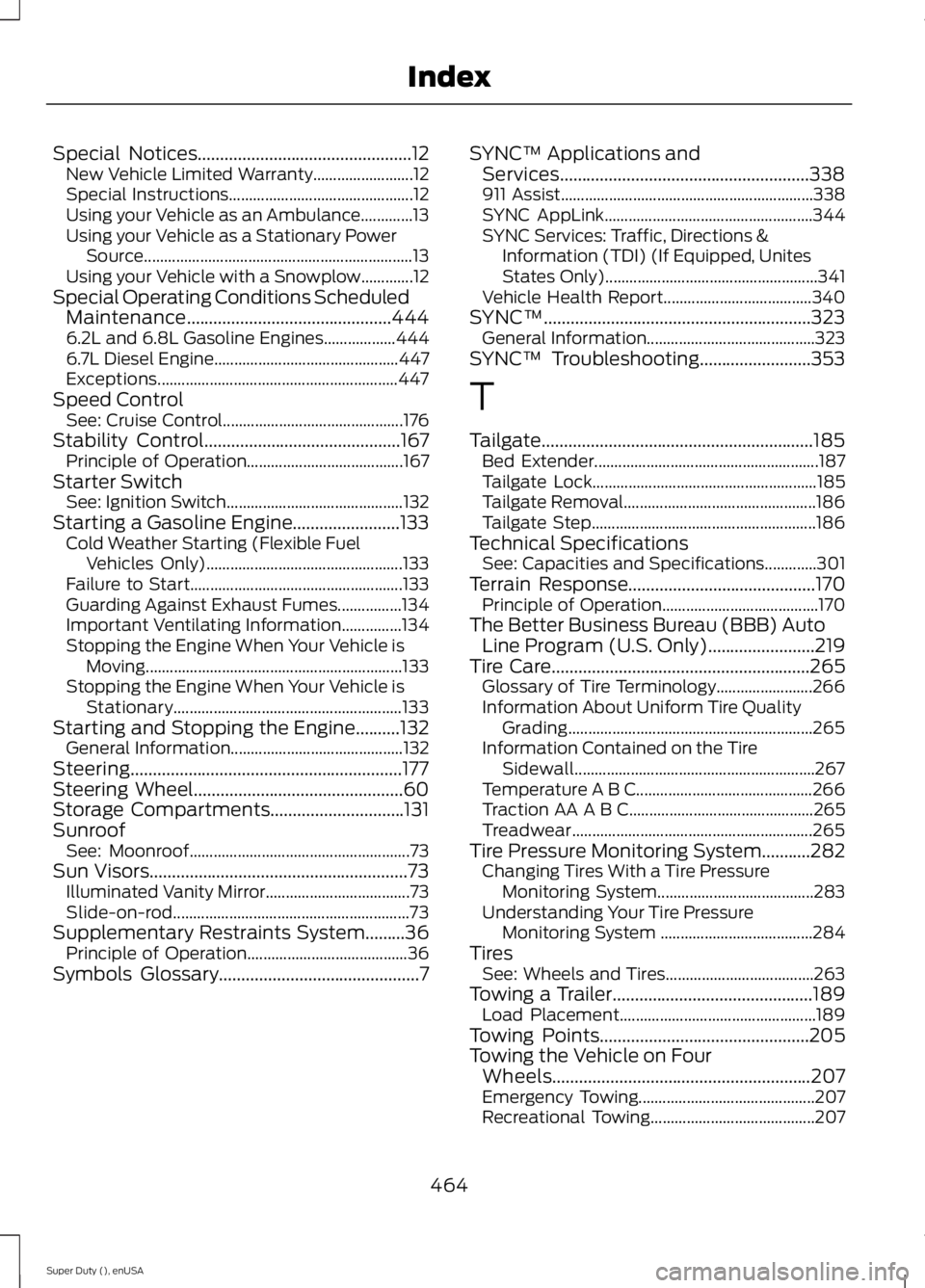 FORD F250 SUPER DUTY 2015 Owners Manual Special Notices................................................12New Vehicle Limited Warranty.........................12Special Instructions..............................................12Using your V FORD F250 SUPER DUTY 2015 Owners Manual Special Notices................................................12New Vehicle Limited Warranty.........................12Special Instructions..............................................12Using your V