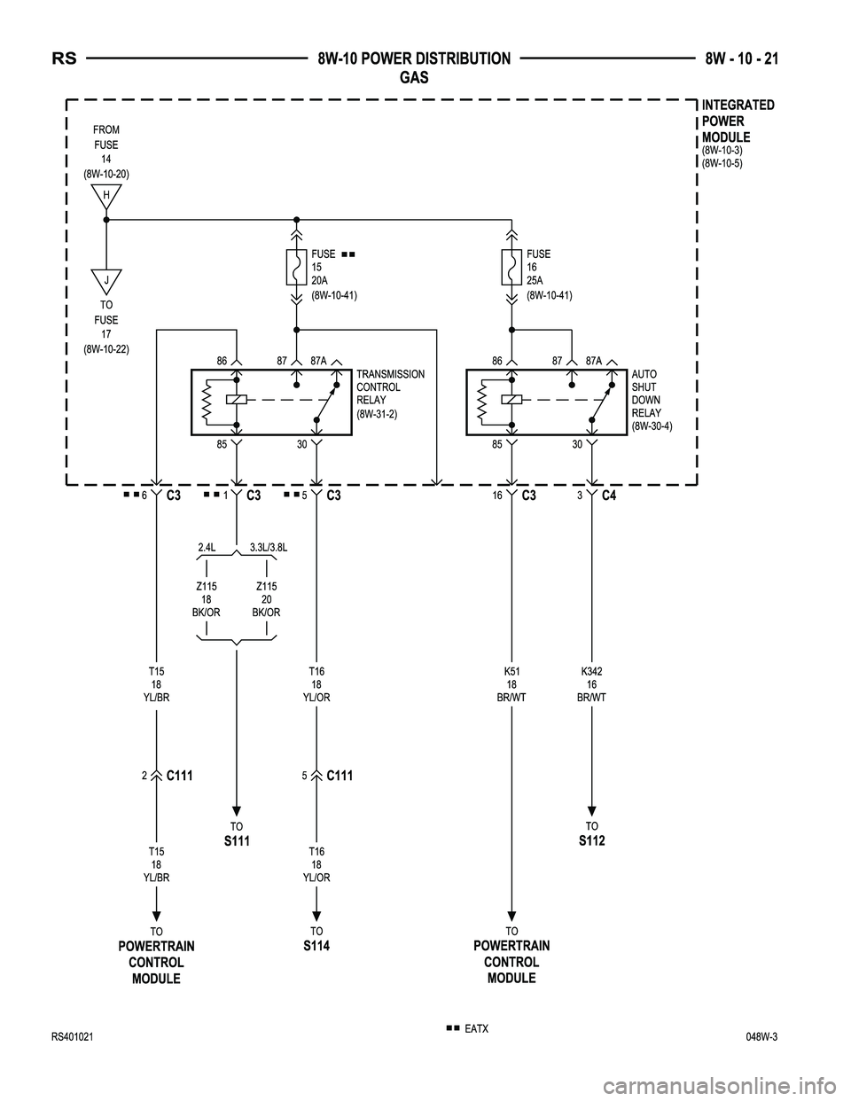 DODGE TOWN AND COUNTRY 2004  Service Manual 