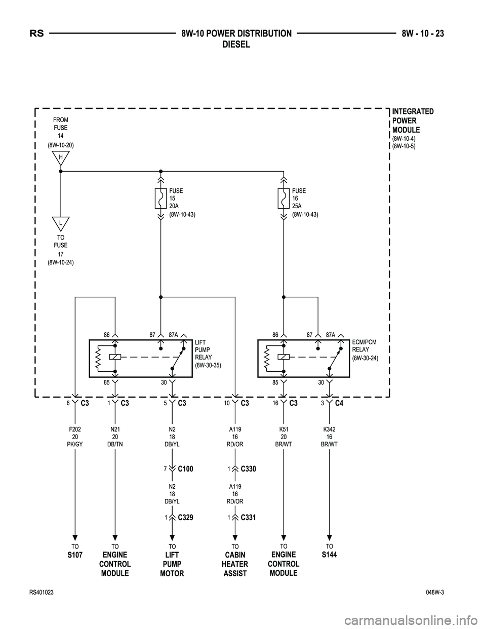 DODGE TOWN AND COUNTRY 2004  Service Manual 