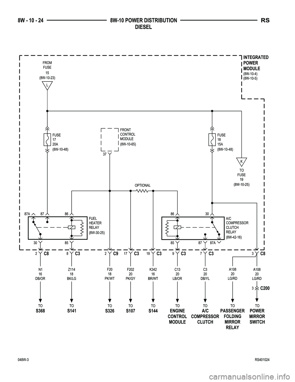 DODGE TOWN AND COUNTRY 2004  Service Manual 