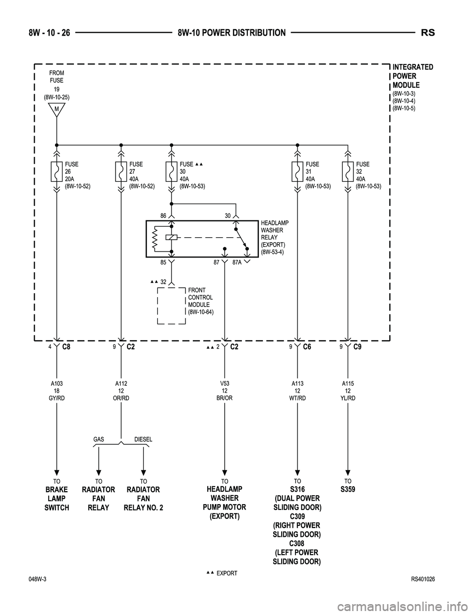 DODGE TOWN AND COUNTRY 2004  Service Manual 