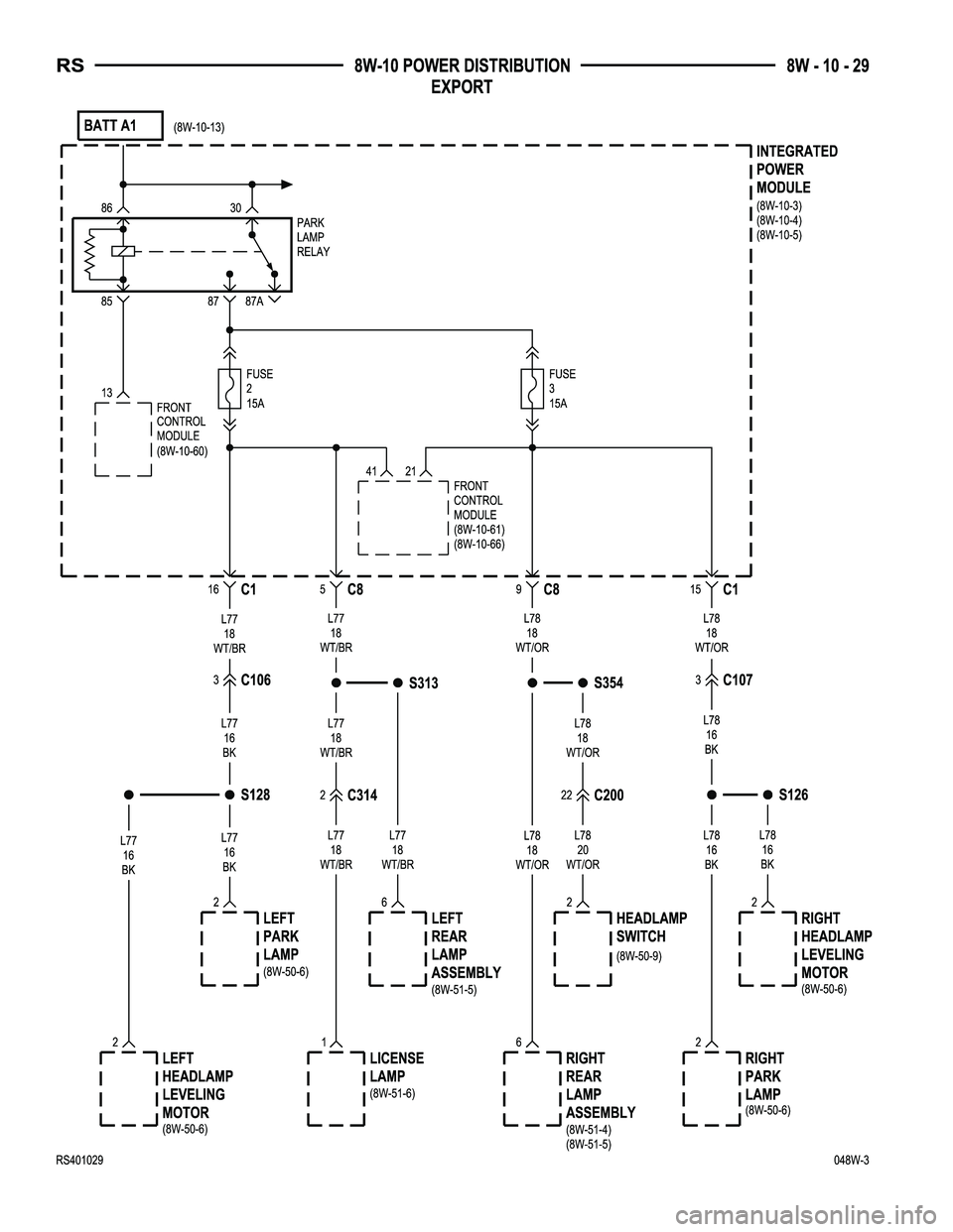 DODGE TOWN AND COUNTRY 2004  Service Manual 