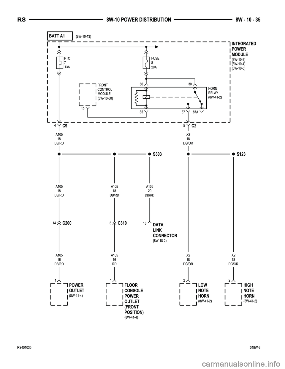 DODGE TOWN AND COUNTRY 2004  Service Manual 