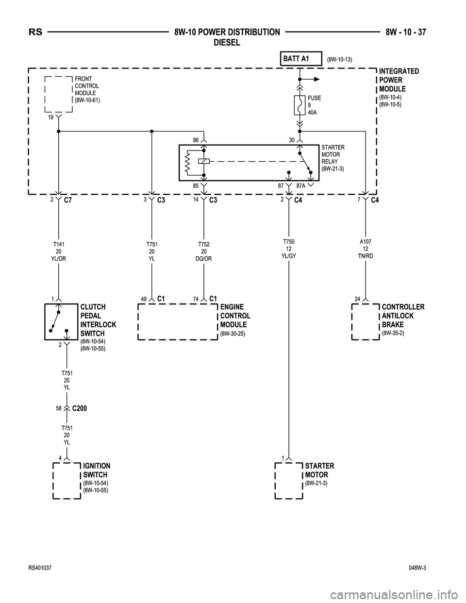 DODGE TOWN AND COUNTRY 2004  Service Manual 