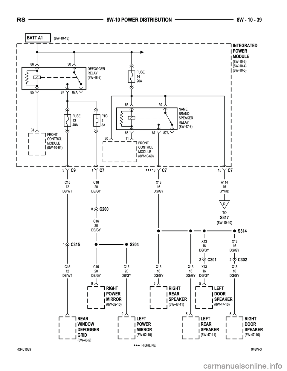 DODGE TOWN AND COUNTRY 2004  Service Manual 