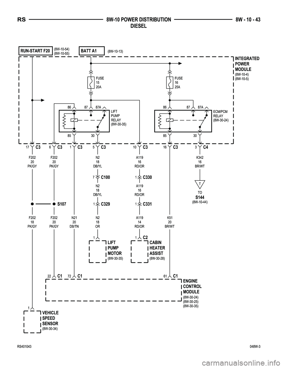 DODGE TOWN AND COUNTRY 2004  Service Manual 