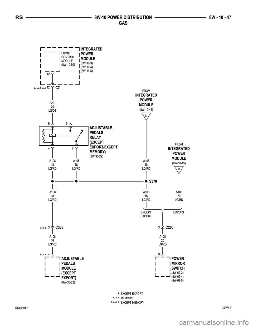 DODGE TOWN AND COUNTRY 2004  Service Manual 