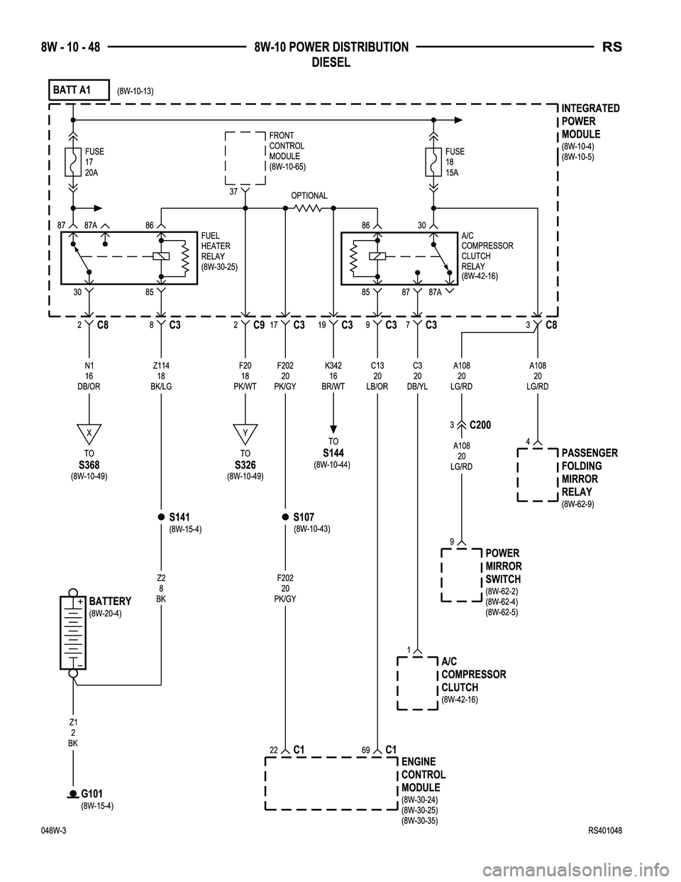 DODGE TOWN AND COUNTRY 2004  Service Manual 