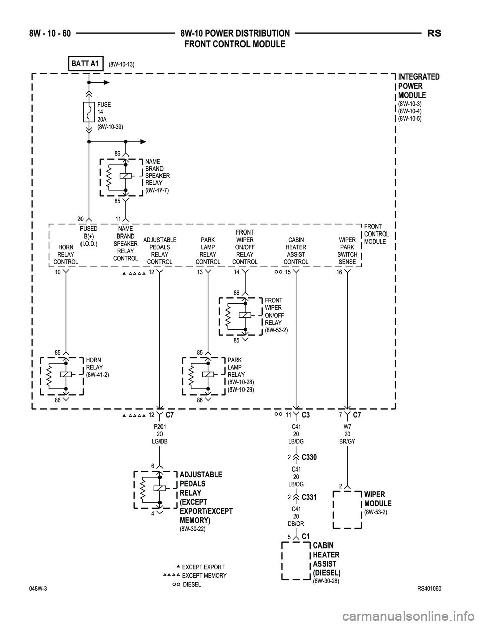 DODGE TOWN AND COUNTRY 2004  Service Manual 