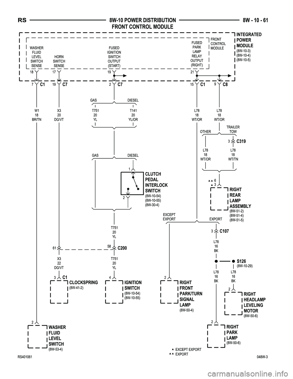 DODGE TOWN AND COUNTRY 2004  Service Manual 