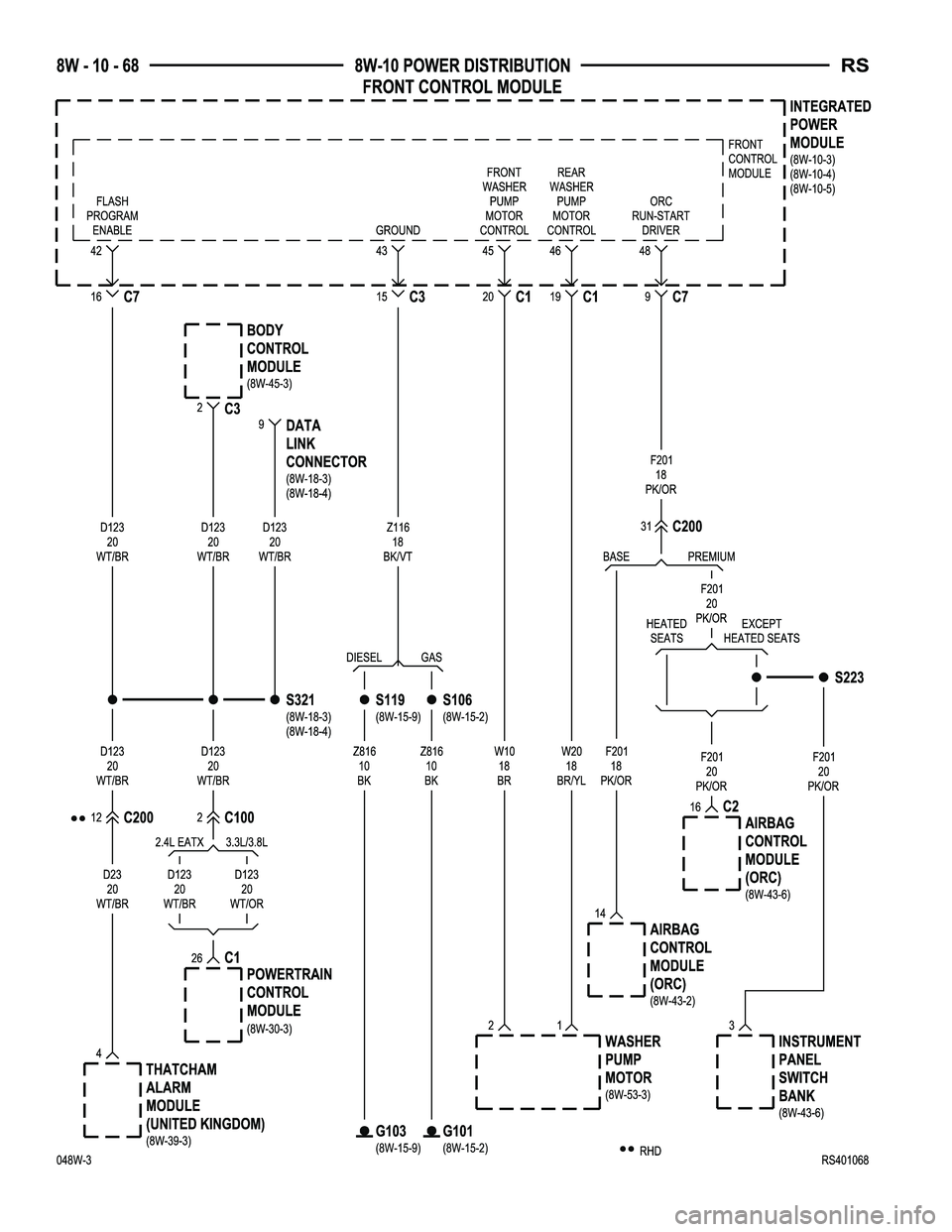 DODGE TOWN AND COUNTRY 2004  Service Manual 