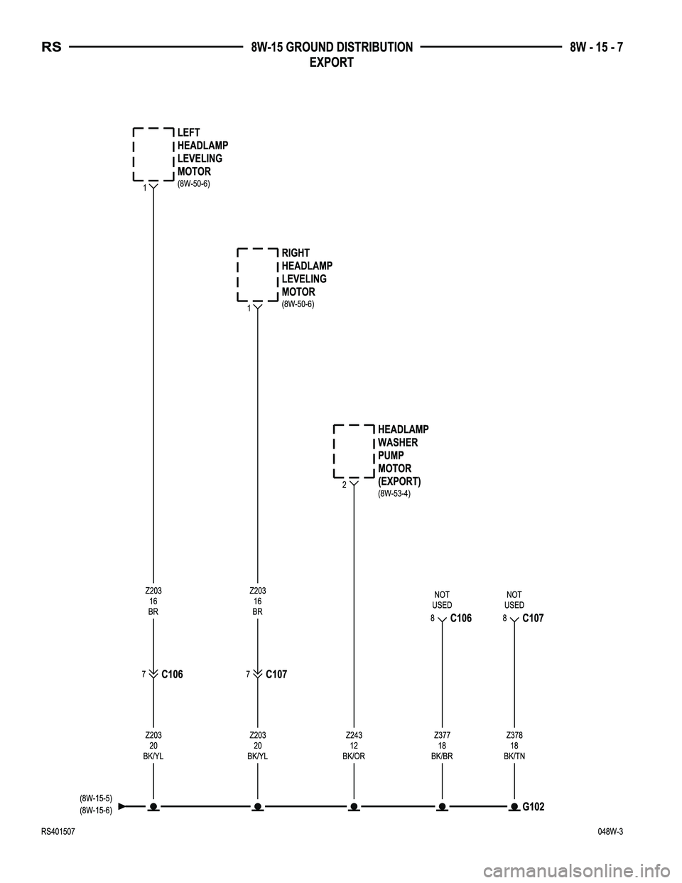 DODGE TOWN AND COUNTRY 2004  Service Manual 