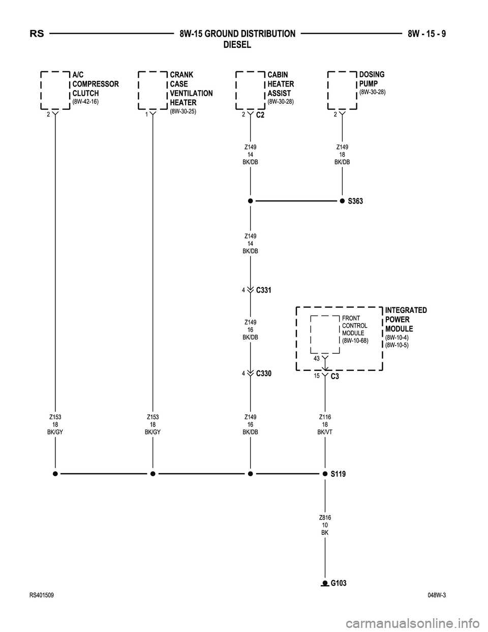 DODGE TOWN AND COUNTRY 2004  Service Manual 