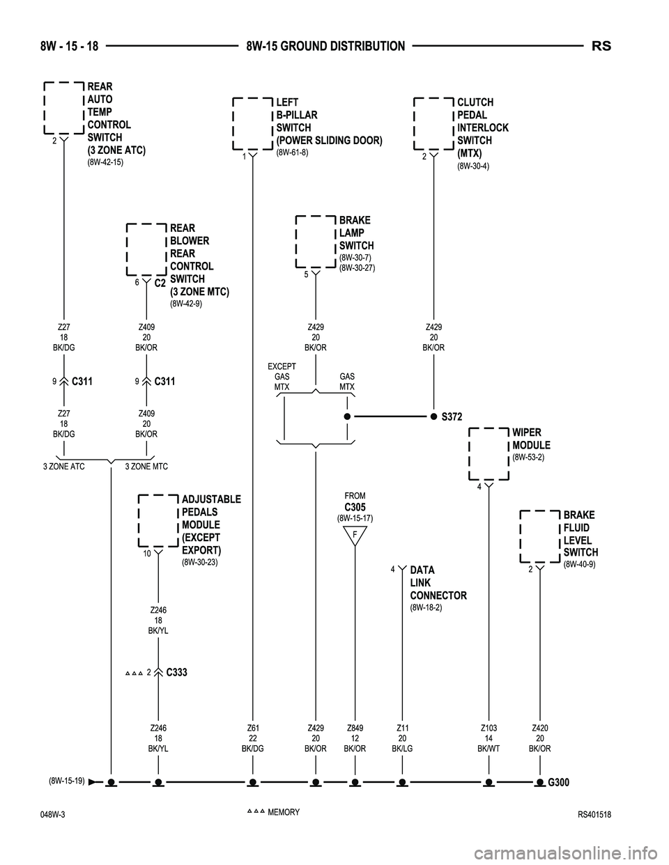 DODGE TOWN AND COUNTRY 2004  Service Manual 