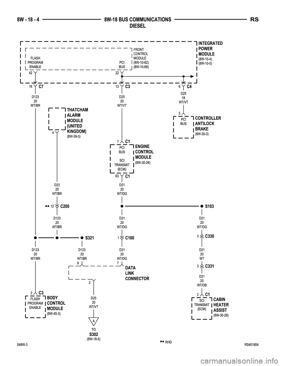 DODGE TOWN AND COUNTRY 2004  Service Manual 