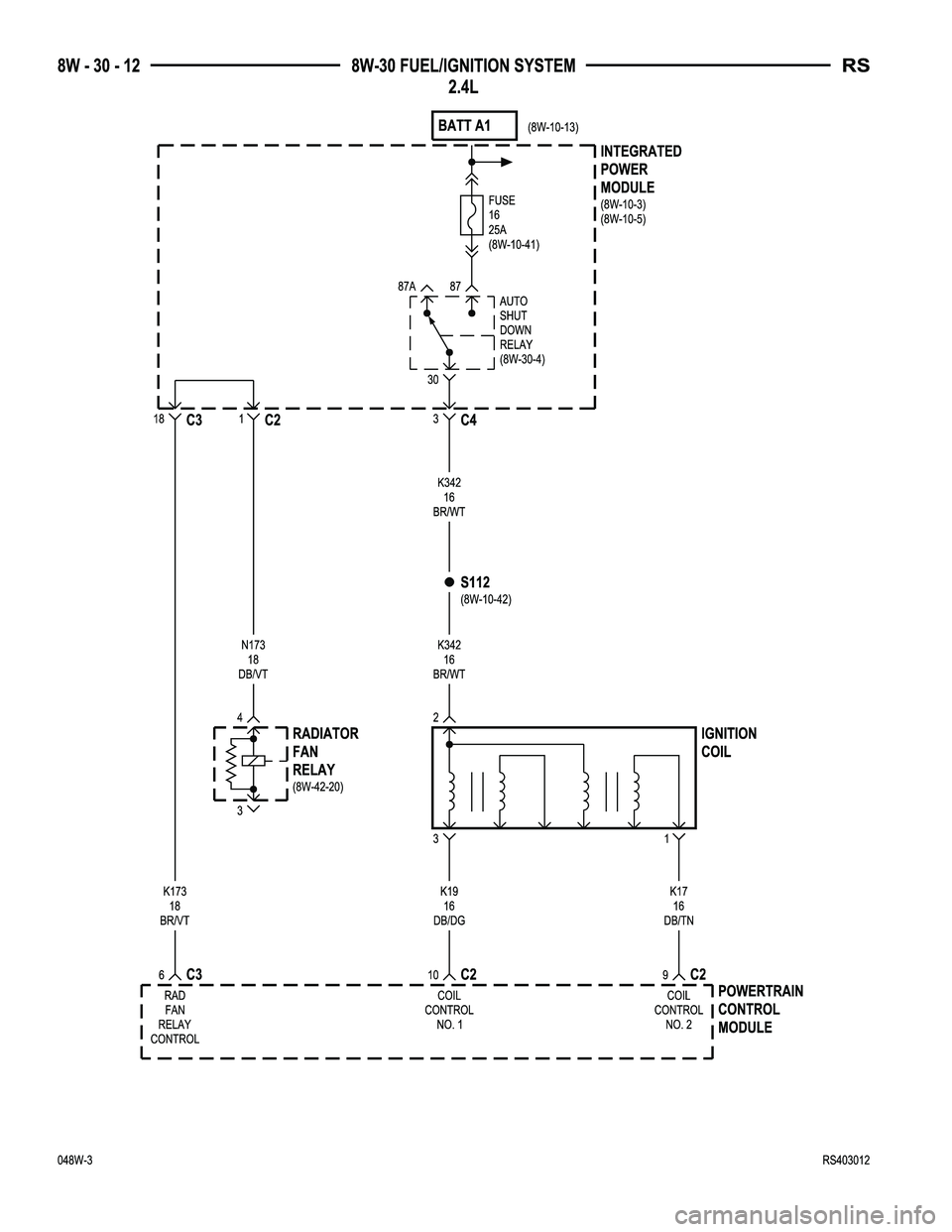 DODGE TOWN AND COUNTRY 2004  Service Manual 