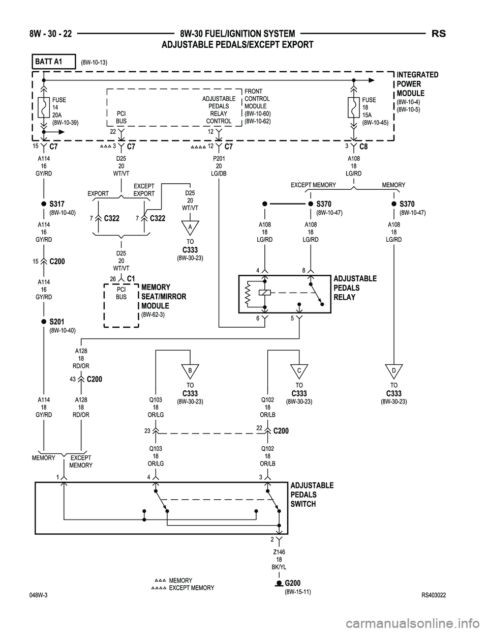DODGE TOWN AND COUNTRY 2004  Service Manual 