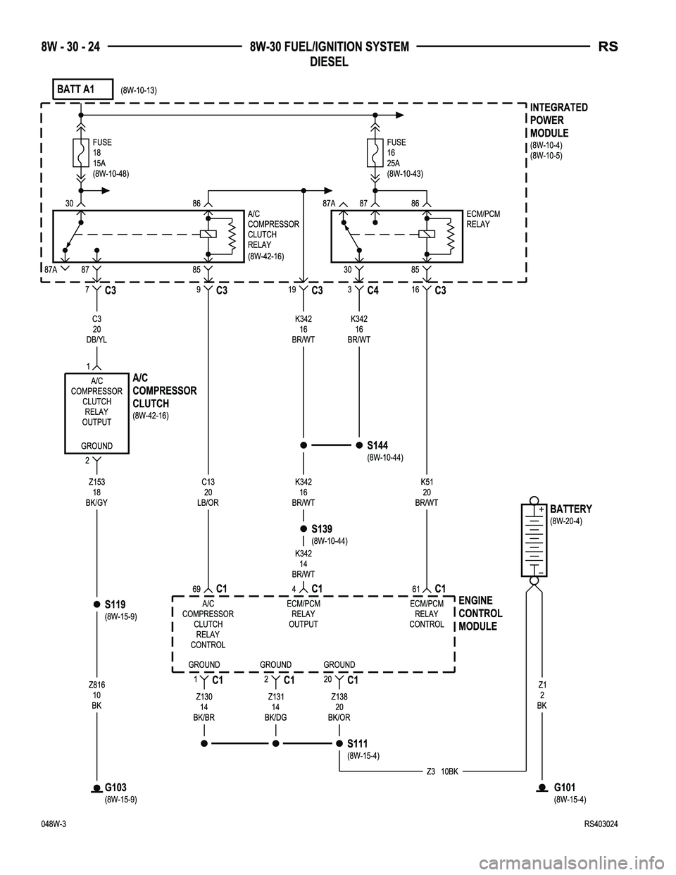 DODGE TOWN AND COUNTRY 2004  Service Manual 