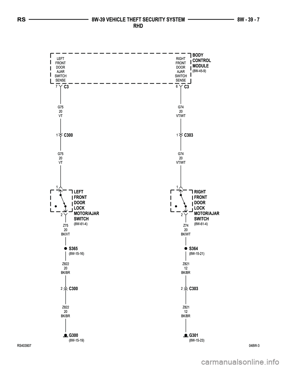 DODGE TOWN AND COUNTRY 2004  Service Manual 