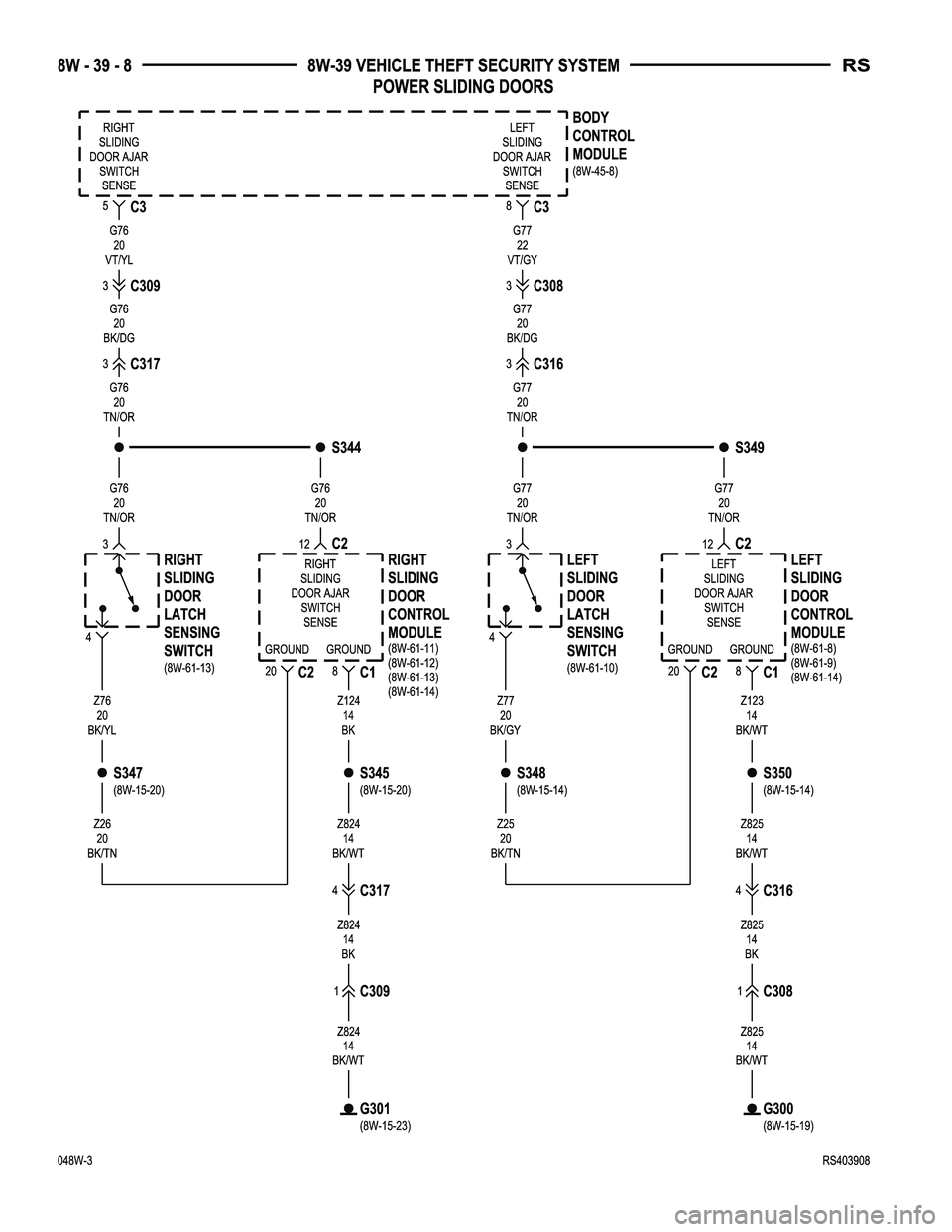 DODGE TOWN AND COUNTRY 2004  Service Manual 