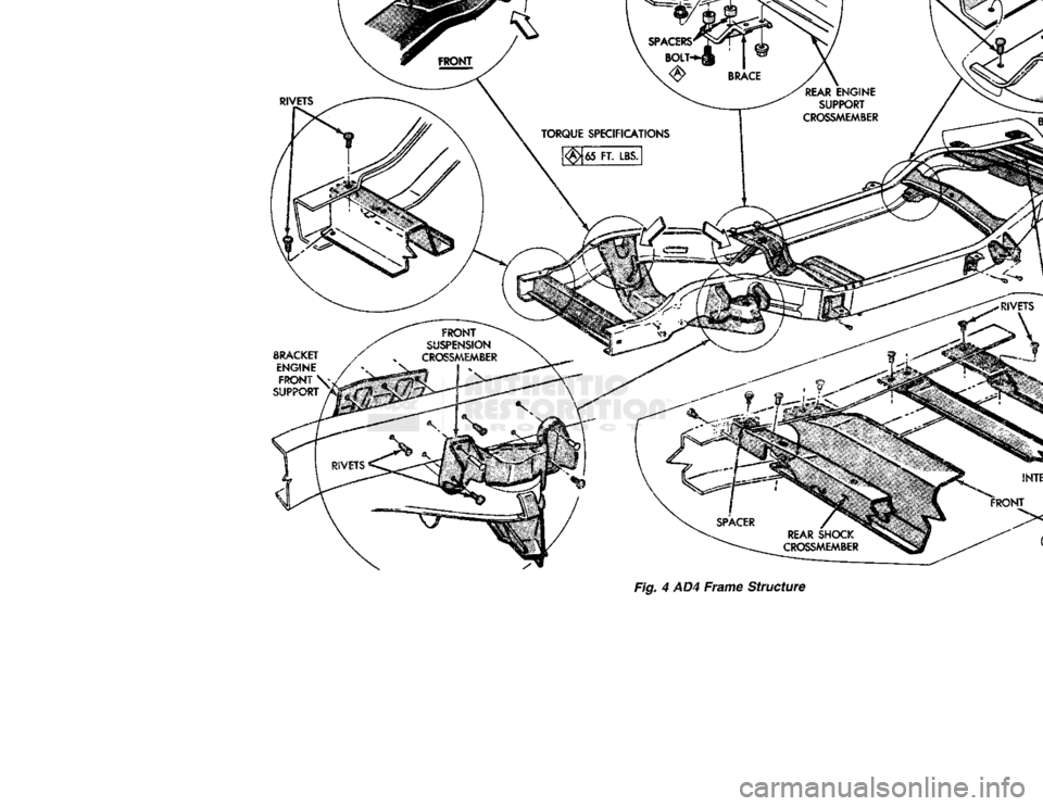 DODGE TRUCK 1993  Service Repair Manual 
Fig. 4 AD4 Frame Structure   