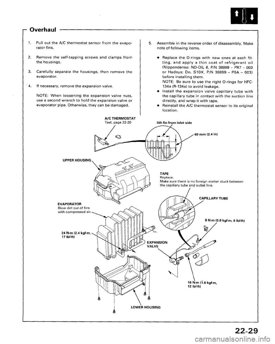 HONDA ACCORD 1995  Service Repair Manual 