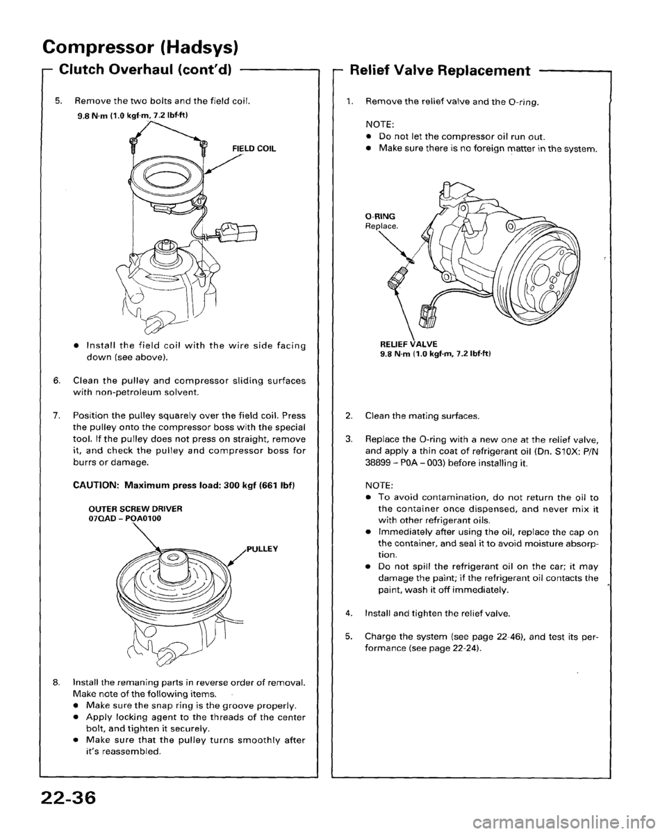 HONDA ACCORD 1995  Service Repair Manual 