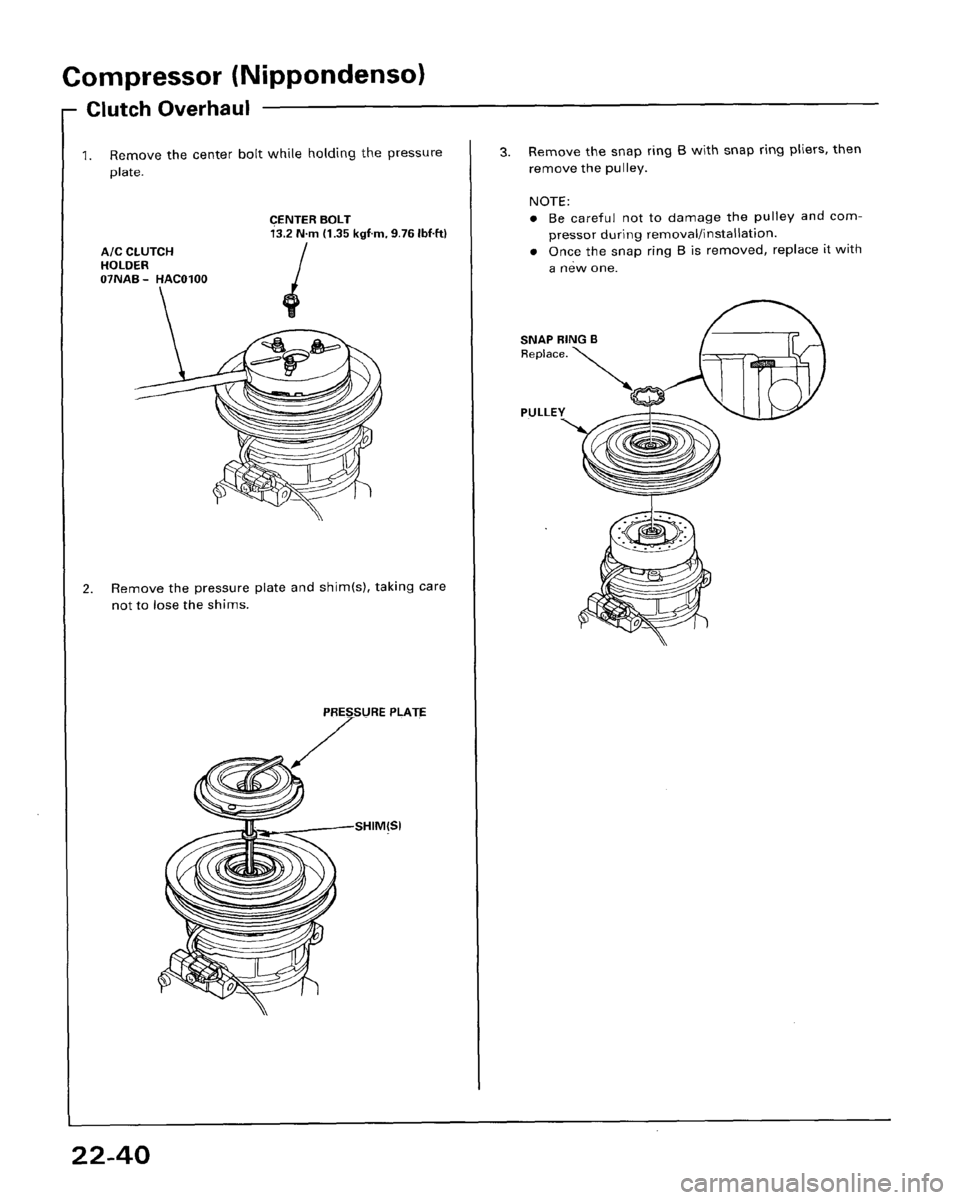 HONDA ACCORD 1995  Service Repair Manual 