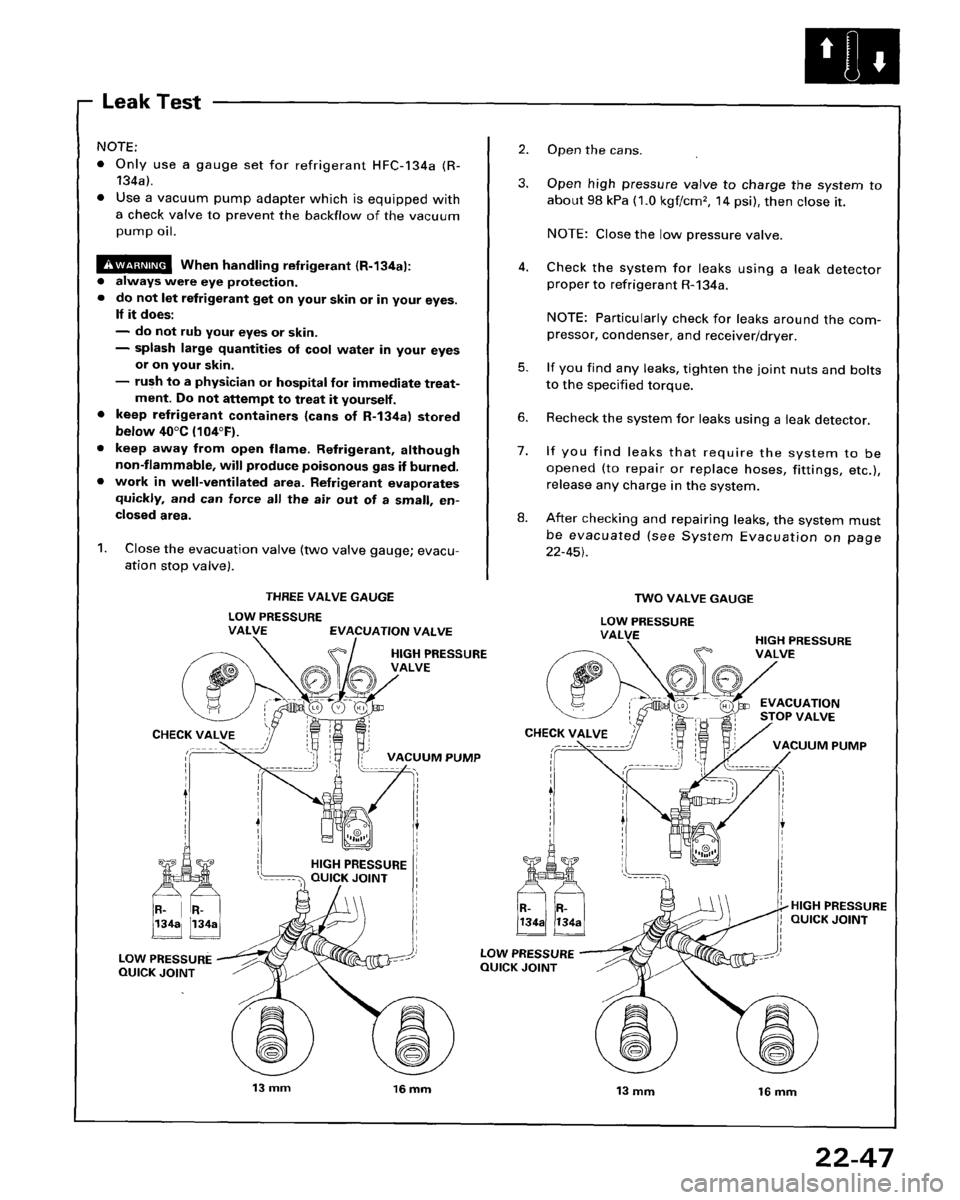 HONDA ACCORD 1995  Service Repair Manual 