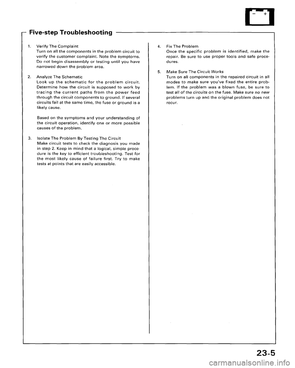 HONDA ACCORD 1995  Service Repair Manual 