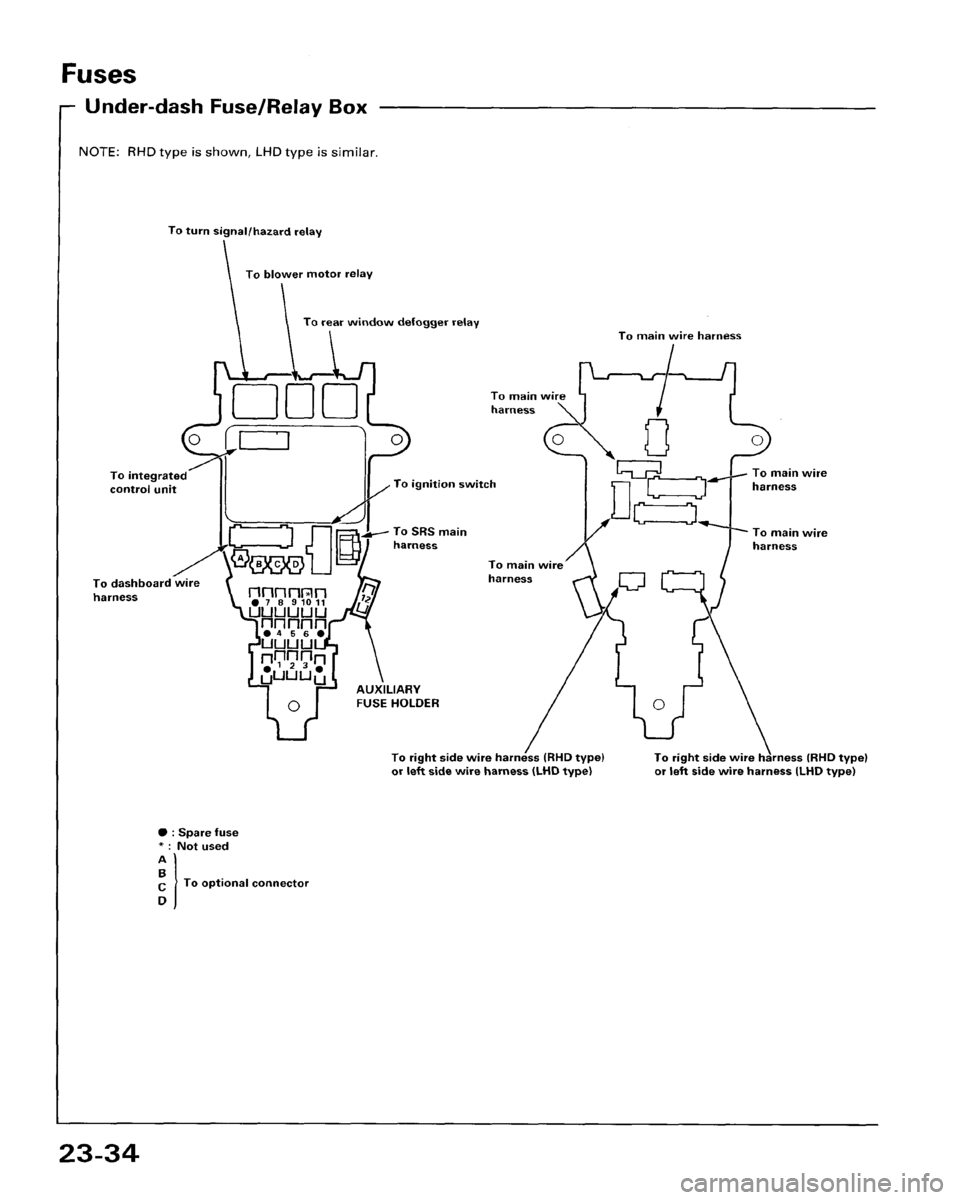 HONDA ACCORD 1995  Service Repair Manual 