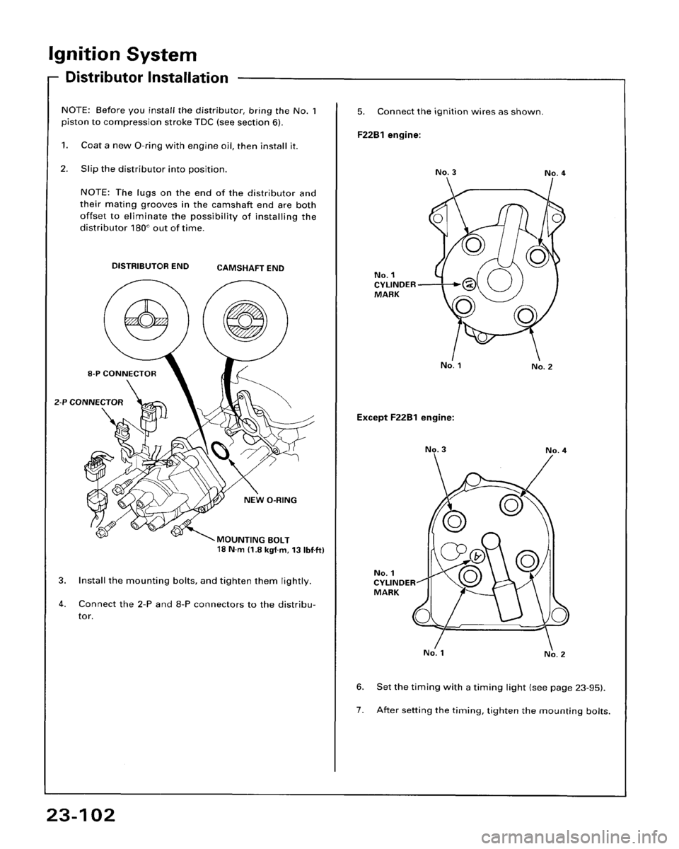 HONDA ACCORD 1995  Service Repair Manual 