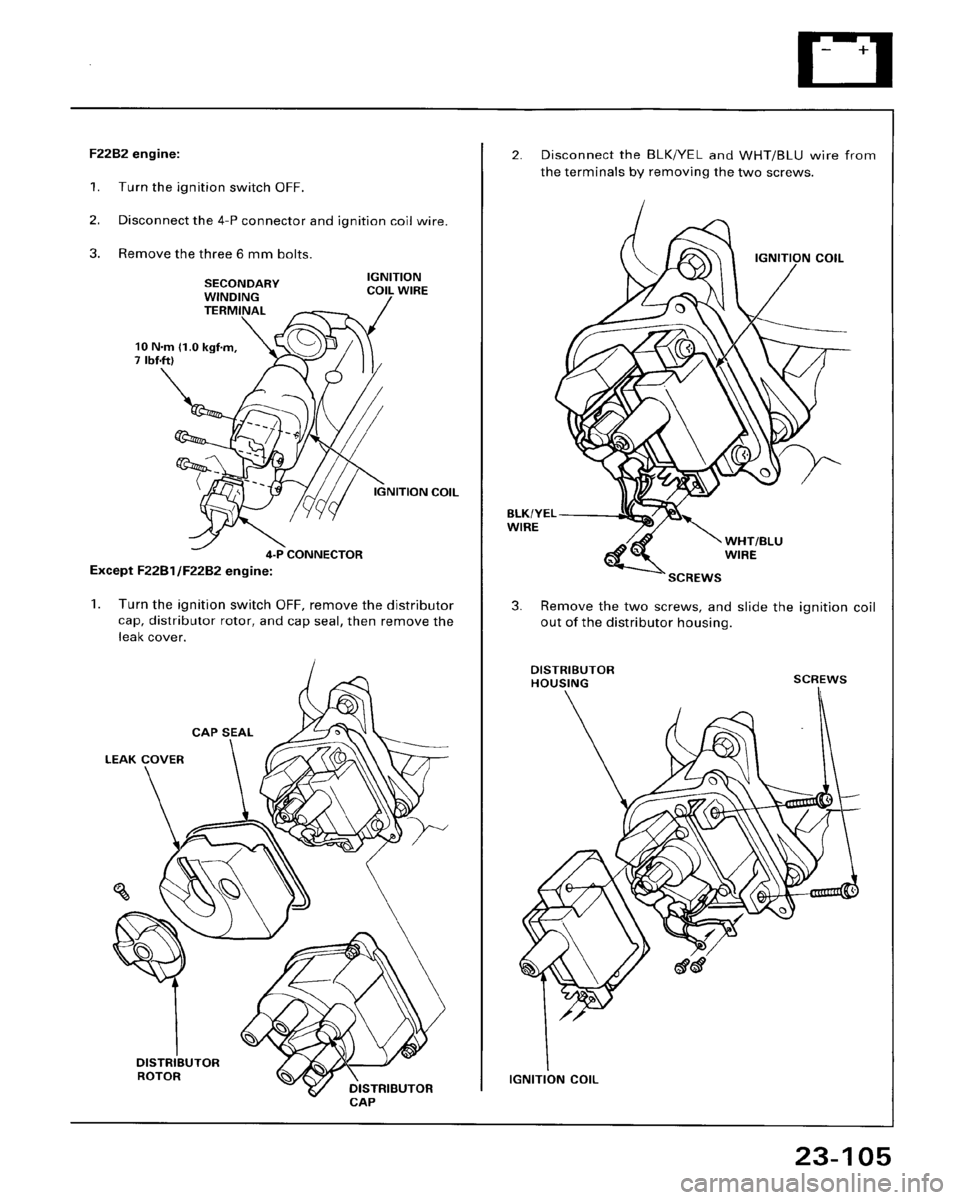 HONDA ACCORD 1995  Service Repair Manual 